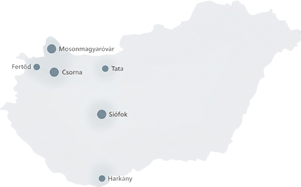 Vidanet szolgáltatási térkép Vidanet szolgáltatási térkép